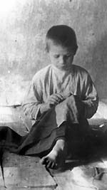 Детдомовец 1920-х годов.