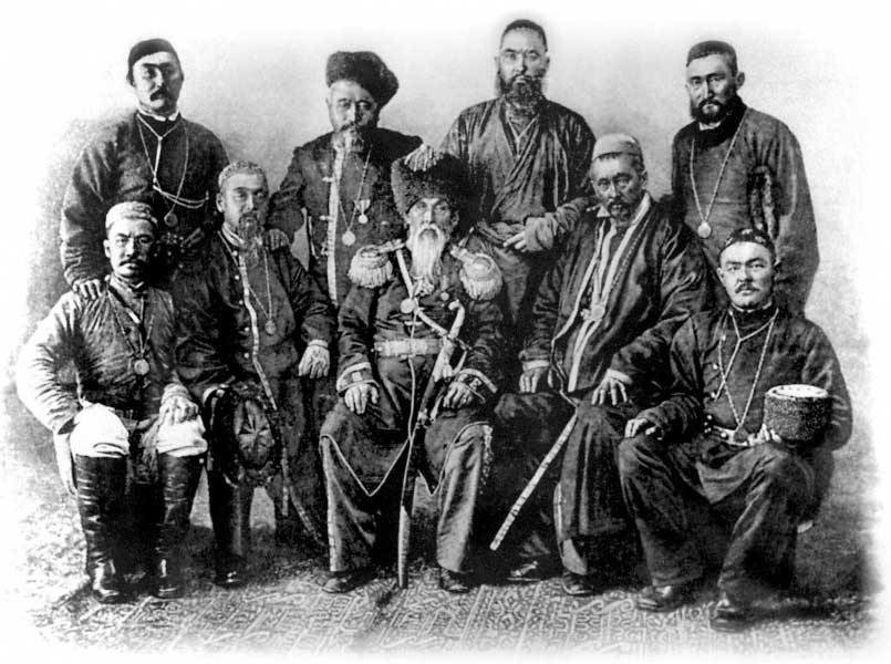 Представители казахской знати. XIX век.